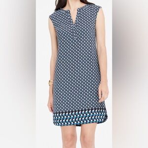 Ann Taylor Women’s Blue Floral Print Shift Dress NWT